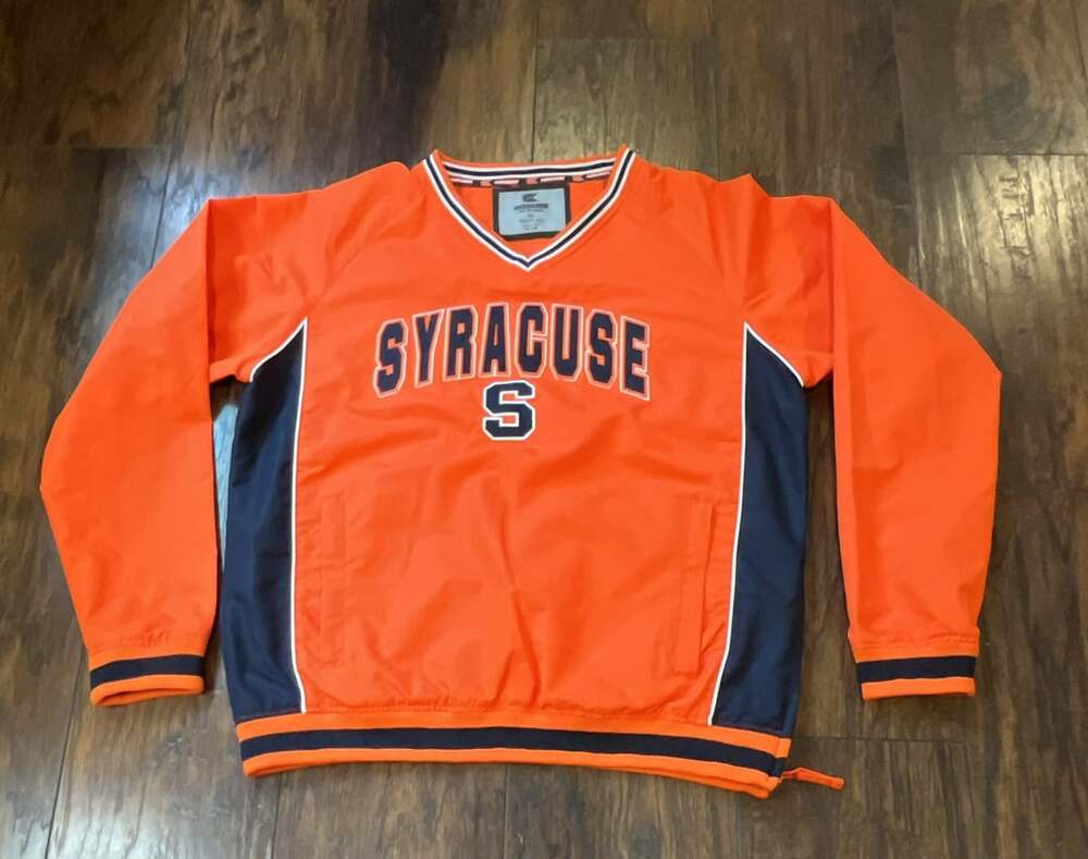 Colosseum Syracuse Orange Youth XL V-Neck Pullover Windbreaker Jacket